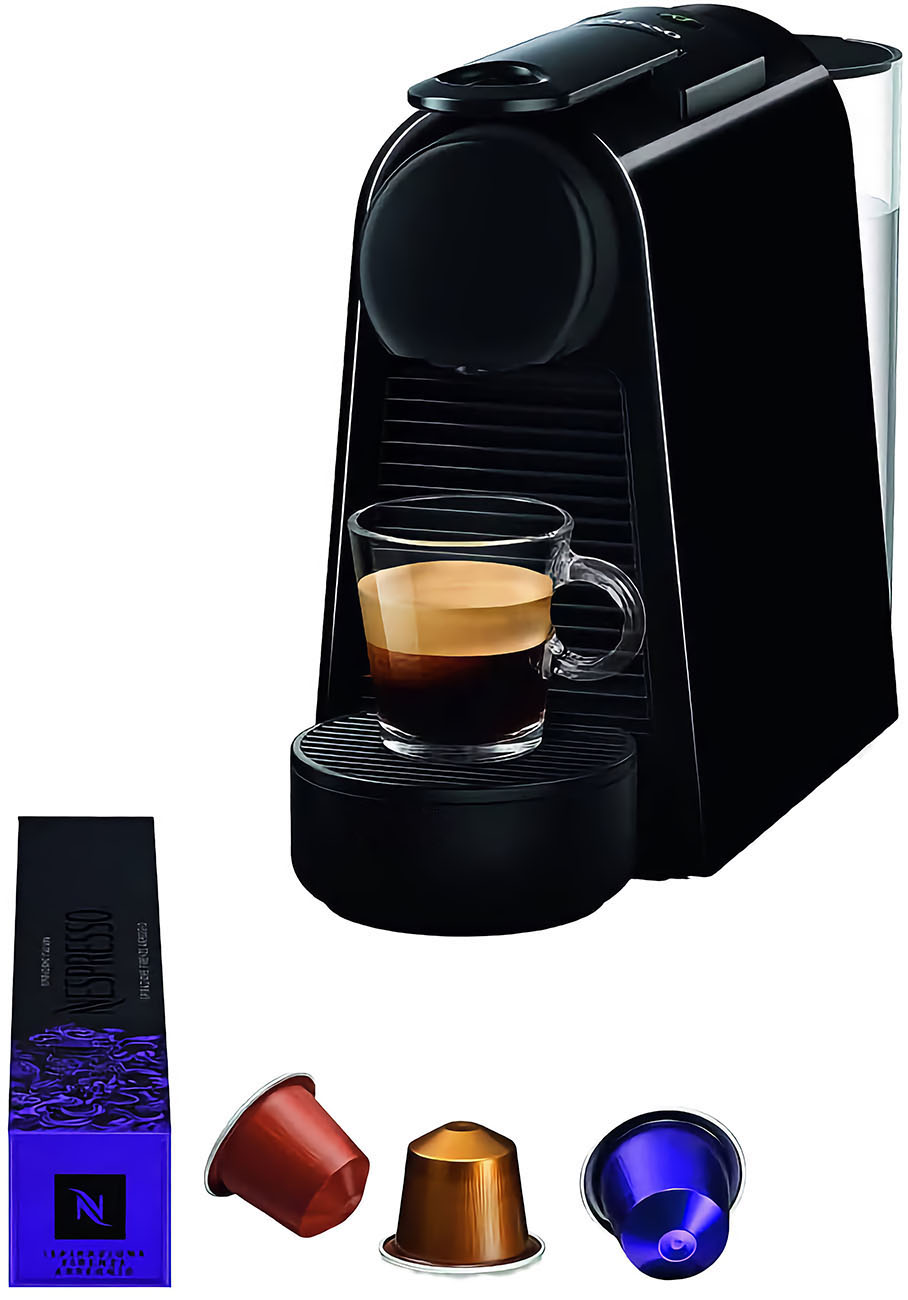 Nespresso Essenza Mini D30 Coffee Machine / 0.6L / Supports Nespresso Capsules / Black