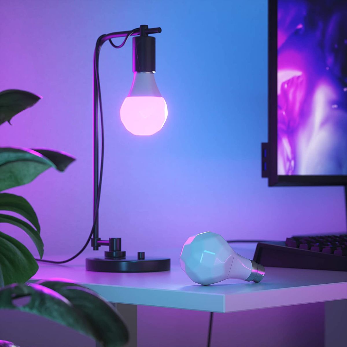 Nanoleaf Essentials Smart A19 RGB & White Bulb