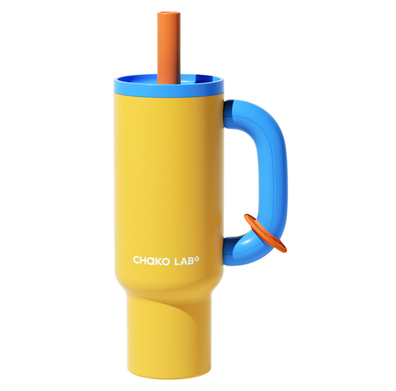 Chako Lab Bawang Bottle / 1050ml / Keeps Drinks Cold & Hot for 8 Hours / Blue & Yellow