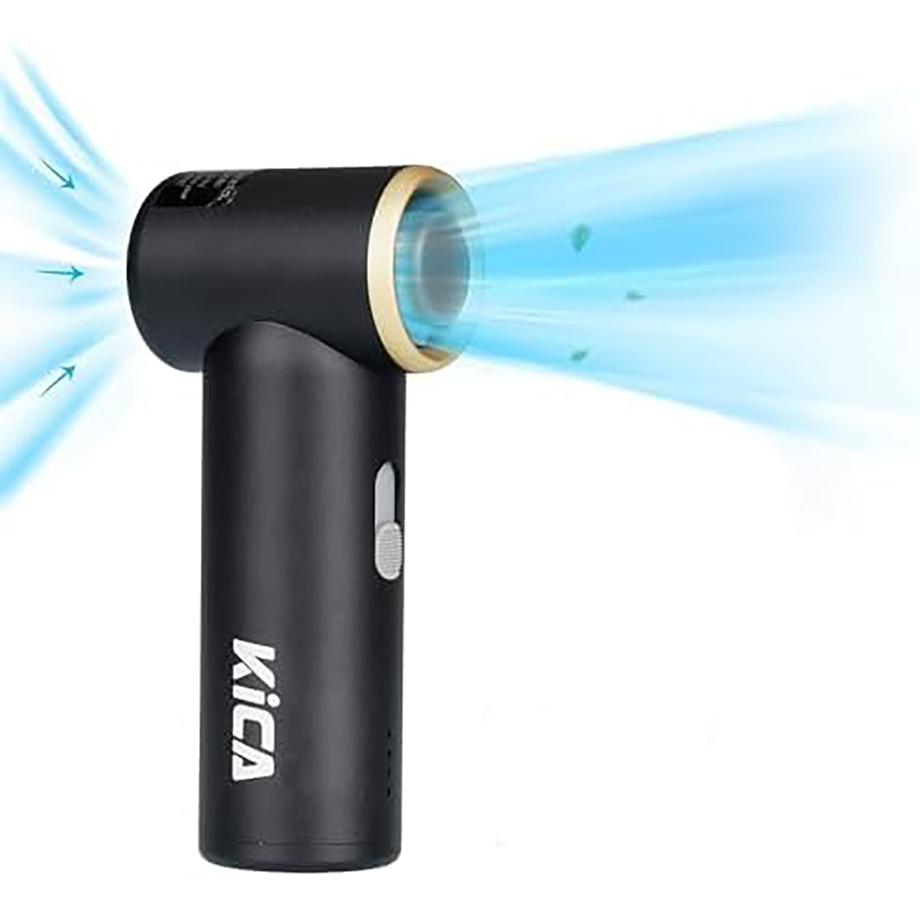 KiCA JetFan Mini Portable Fan / Battery Powered / Multiple Speed / Up to 14 Hour Usage / Black