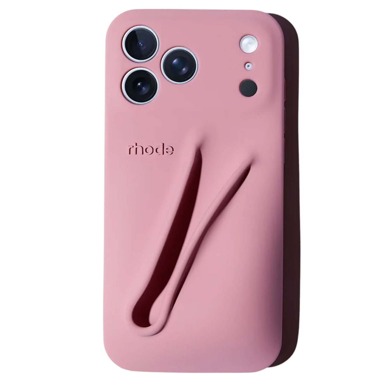 限定3点 新作rhode snap-on lipcase pretzel Rhode Lip Case for iPhone 17 Pro Max / Soft Silicone / Pretzel in