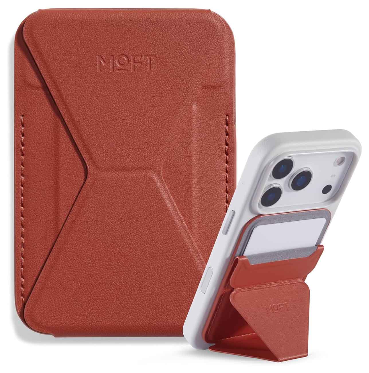 MOFT Phone Stand & Wallet / MagSafe Compatible / Clay