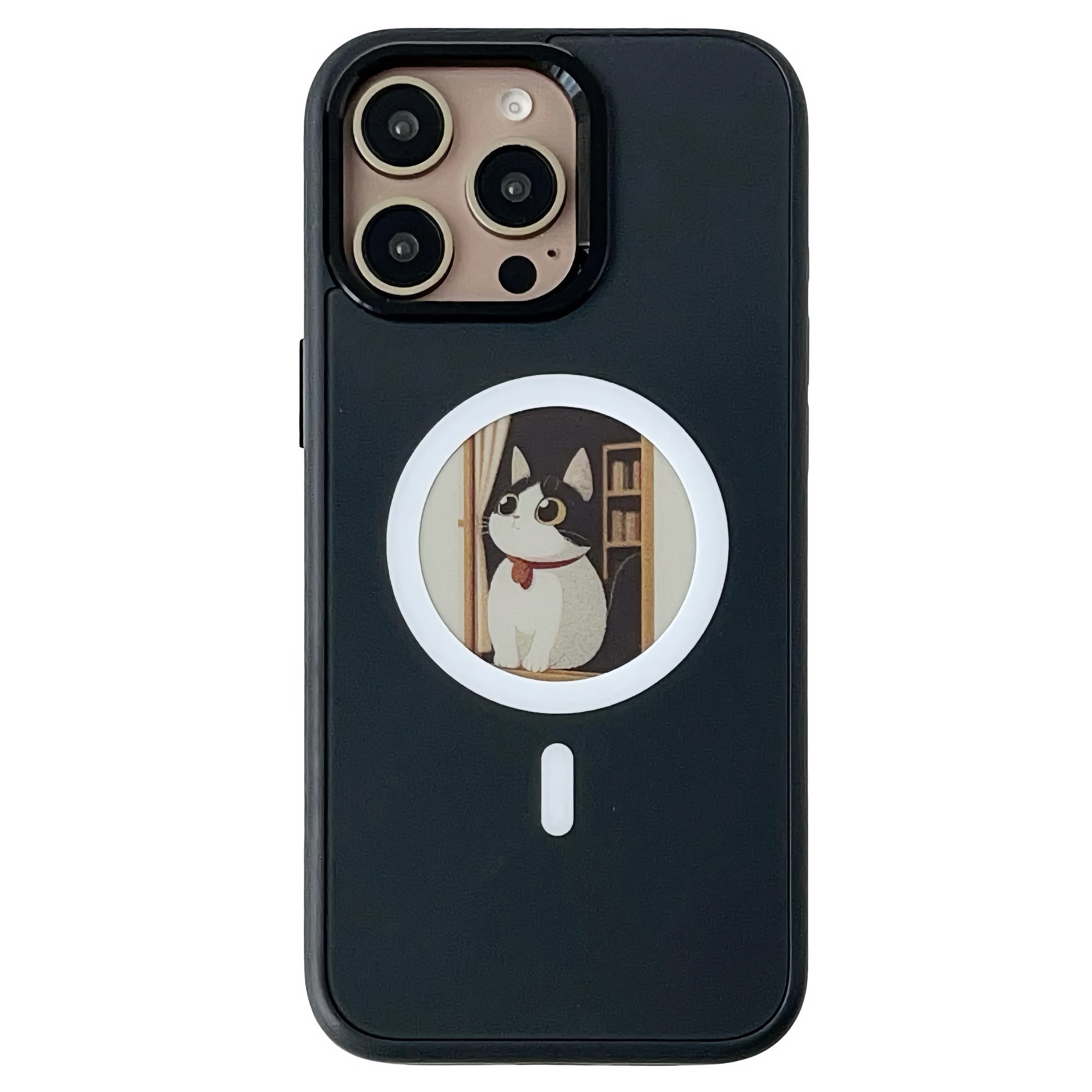 NFC Case for iPhone 15 Pro / MagSafe E-Ink Display / App Control / Black