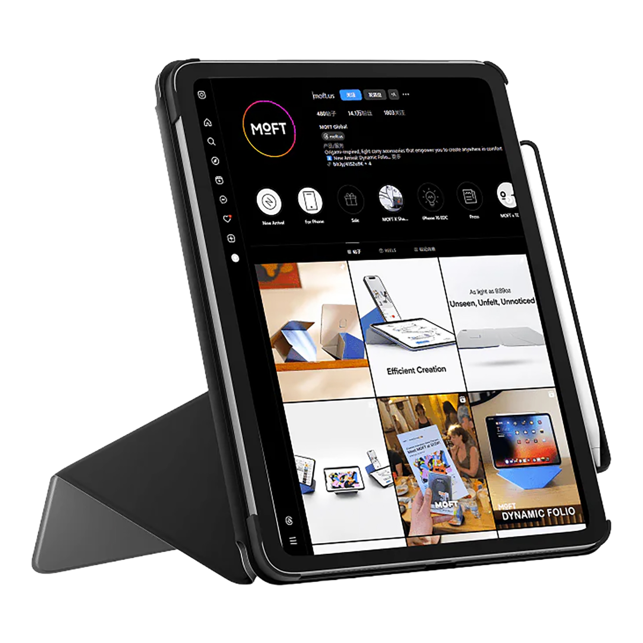 MOFT Dynamic Folio Case for iPad Pro 11 Inch (M4/M5) / With Phone