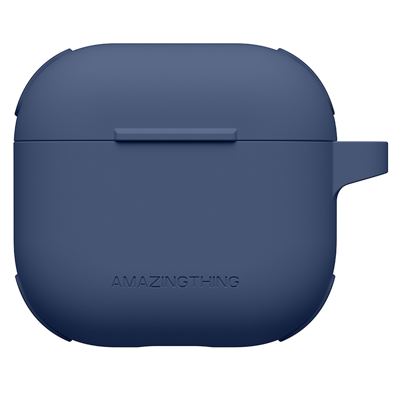 كفر AmazingThing GripClip لسماعة ابل AirPods 4 / تصميم انيق / يحمي من الطيحات / ازرق