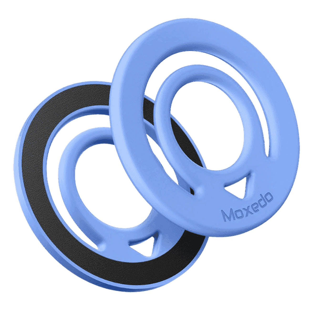 Moxedo Jello-Mag Phone Grip / Soft Silicone / Support MagSafe / Slim & Lightweight / Blue