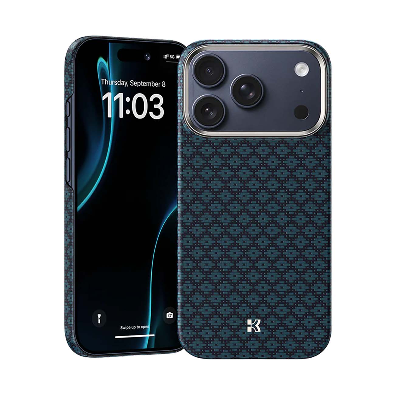 Benks ArmorGrid Case for iPhone 17 Pro Max / Kevlar / Slim & Lightweight / Supports MagSafe / Blue