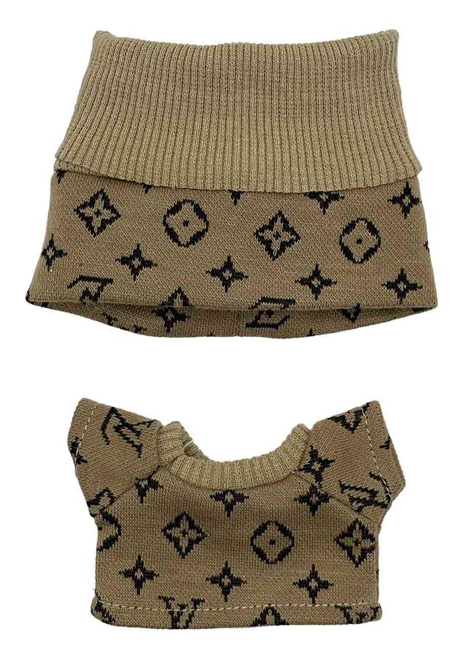 ملابس لابوبو / تصميم LV / لون بني