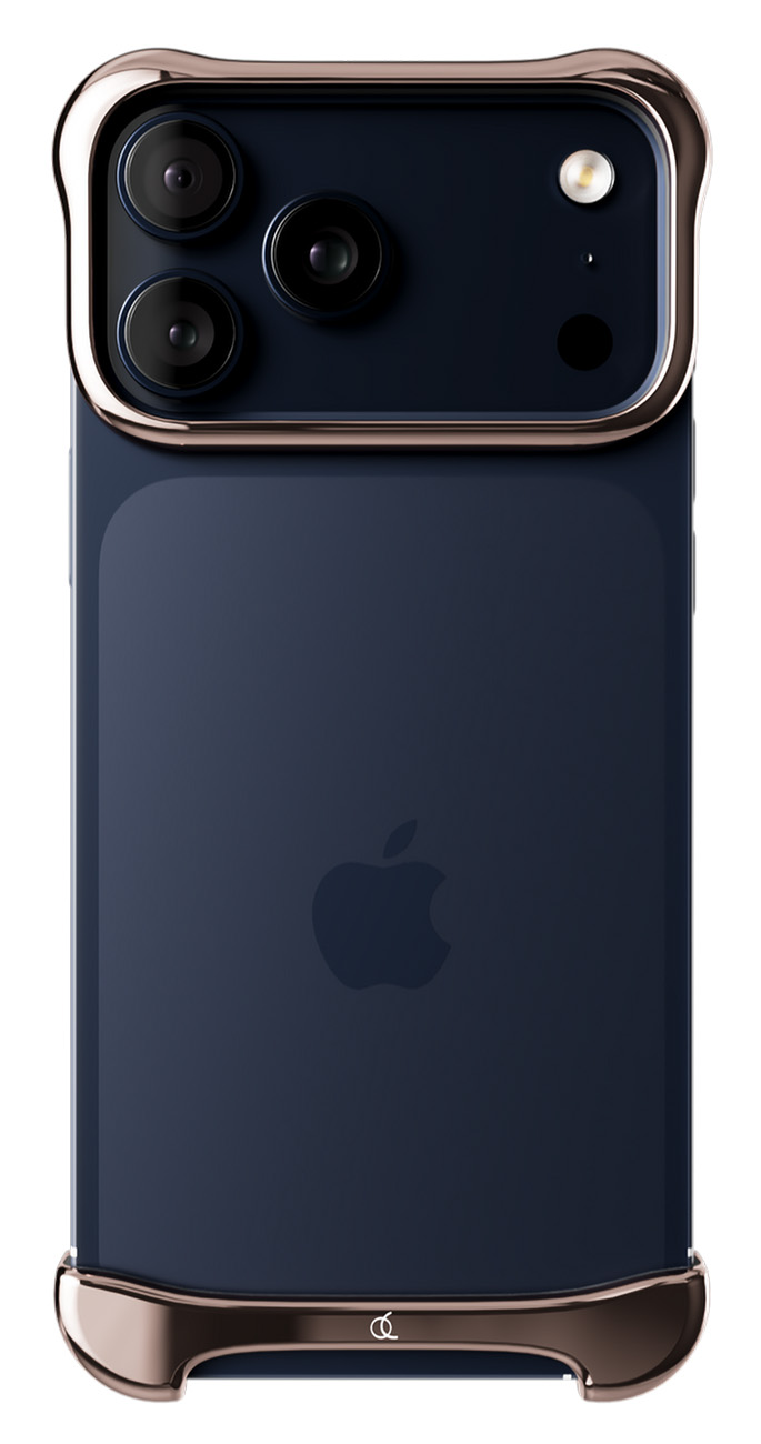 Arc Pulse Case for iPhone 17 Pro / Strong Aluminum / Drop Protection / Rose Bronze