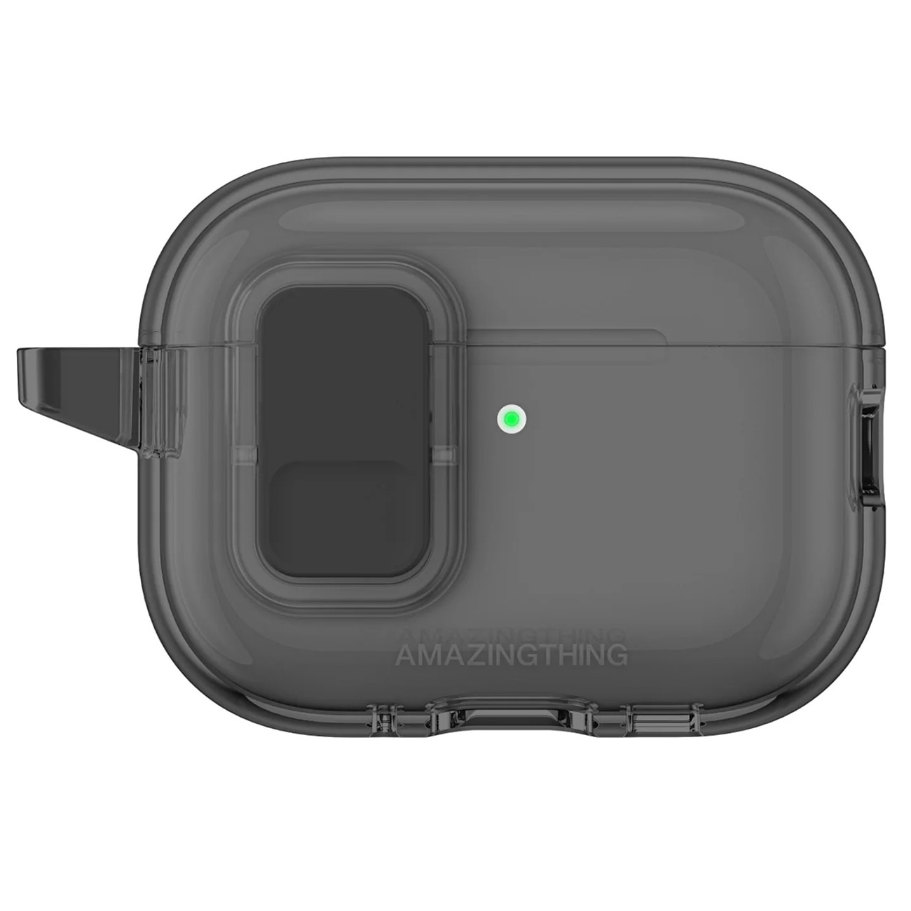 كفر AmazingThing Minimal لسماعة ابل AirPods برو 3 / يدعم الشحن اللاسلكي / ضد الطيحات / اسود