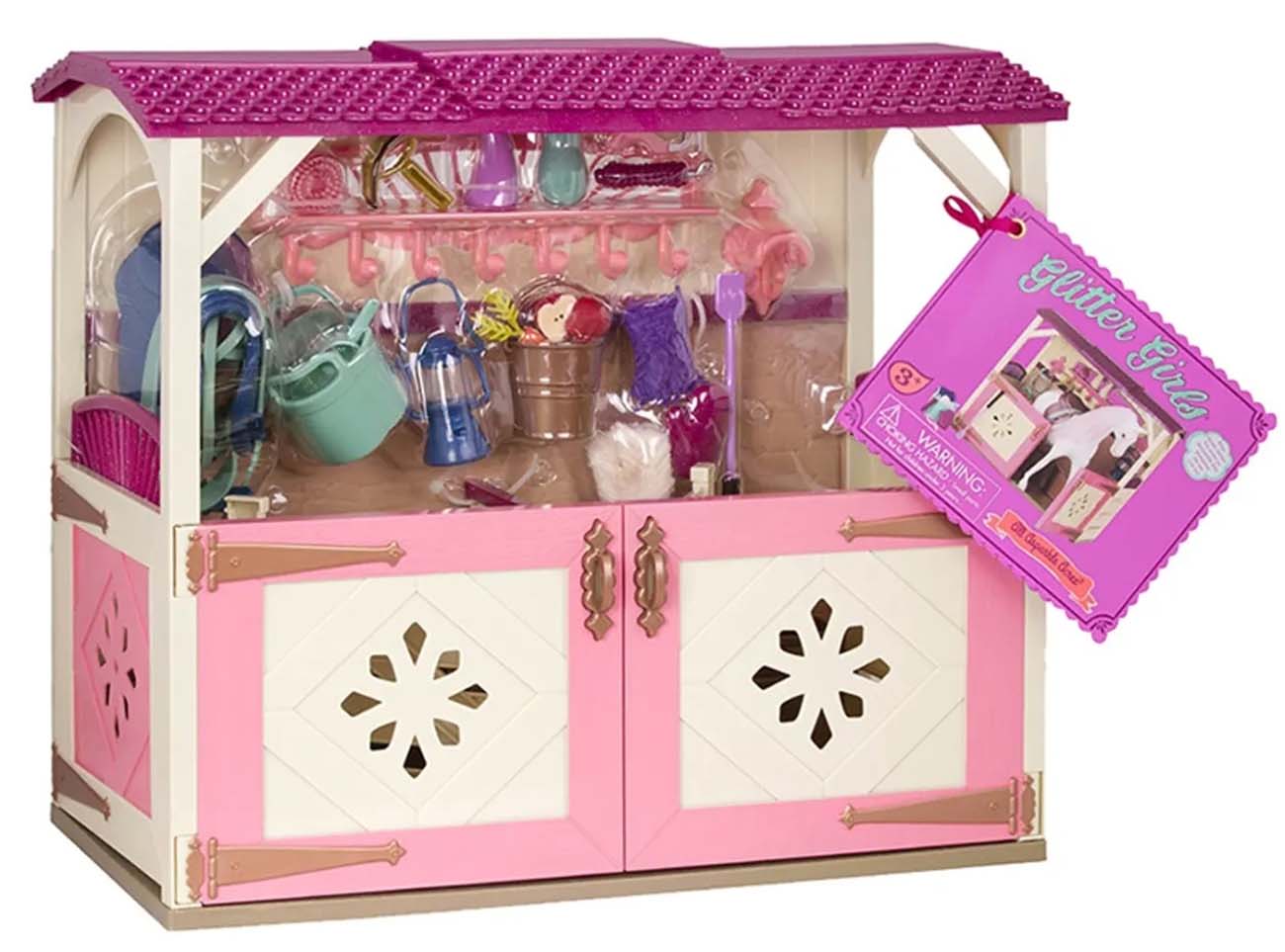 Glitter Girls Horse Stable Play set for Kids / Fit for 2 Horses / With Various Accessories