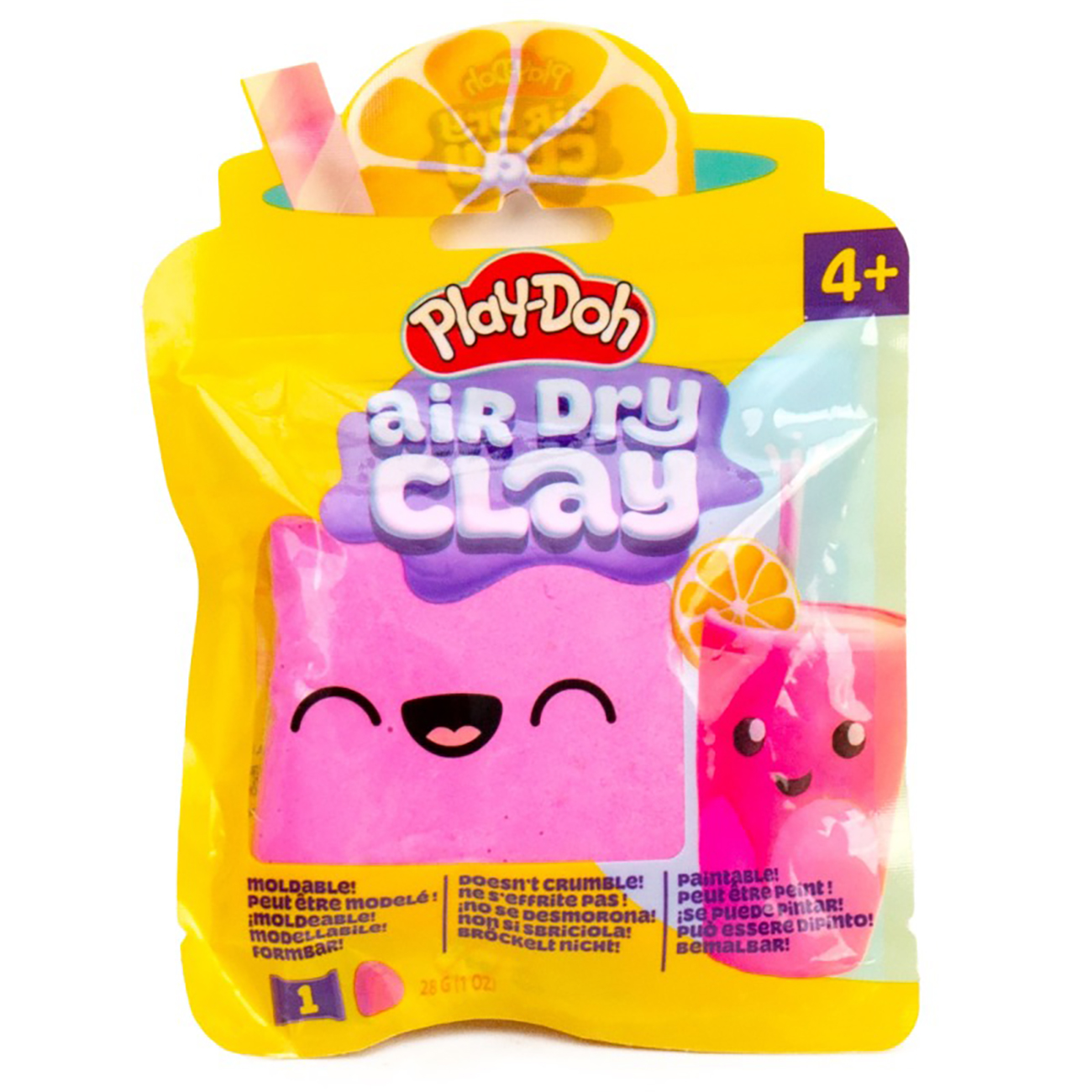 PlayDoh Air Dry Clay Shaped Bag / Pink