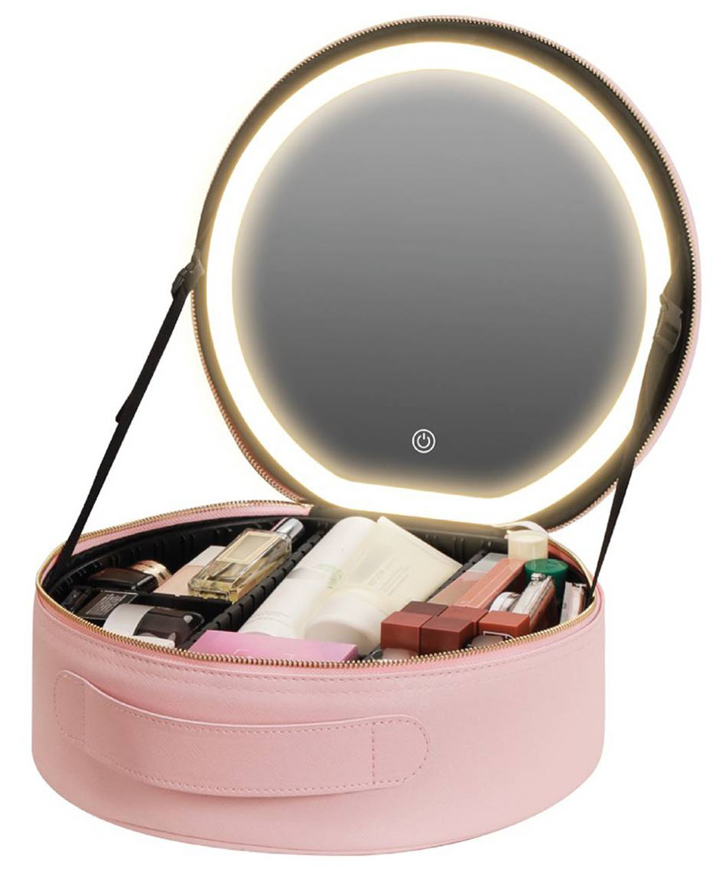 شنطة مكياج مع مراية من جرين / اضاءة LED / مع 3 مستويات للاضاءة / مقاومة للماء