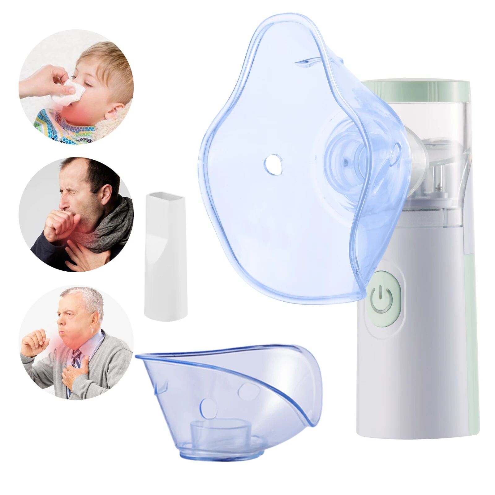 Steam Inhaler for Adults & Children / Battery-operated / Small ...