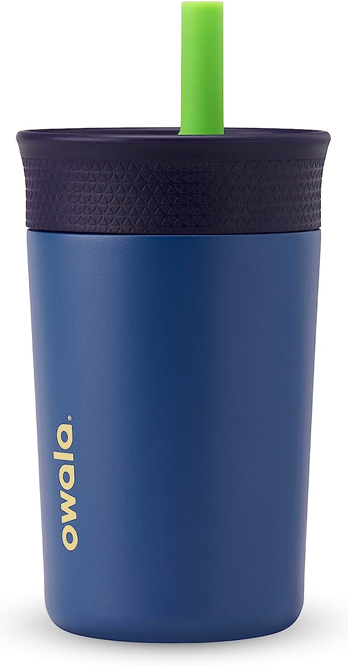 مطارة Owala Tumbler / السعة 12oz / تحافظ على البرودة لمدة 24 ساعة / لون Home Base