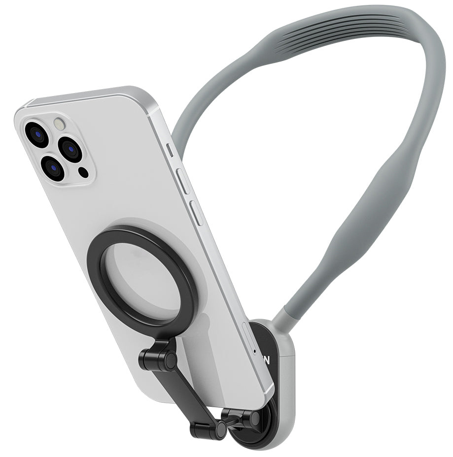 Telesin Magnetic Neck Mount Stand for Mobile Phones / Supports MagSafe