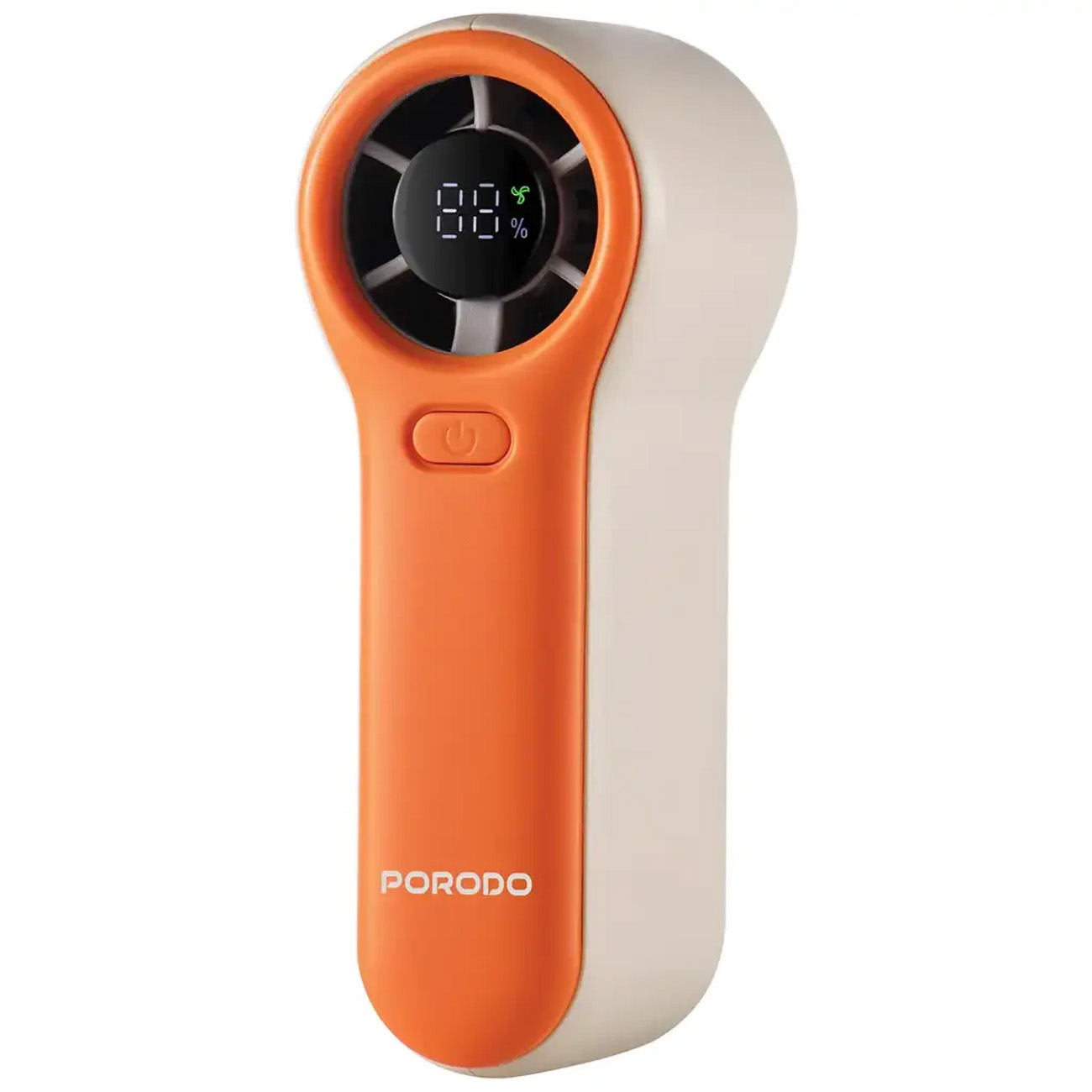 Porodo Portable Handheld Fan / 5 Speeds / With Display / Battery Powered