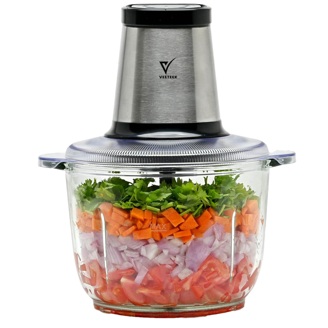 مفرمة من Veeteek / سعة 2 لتر / قوة 500 واط