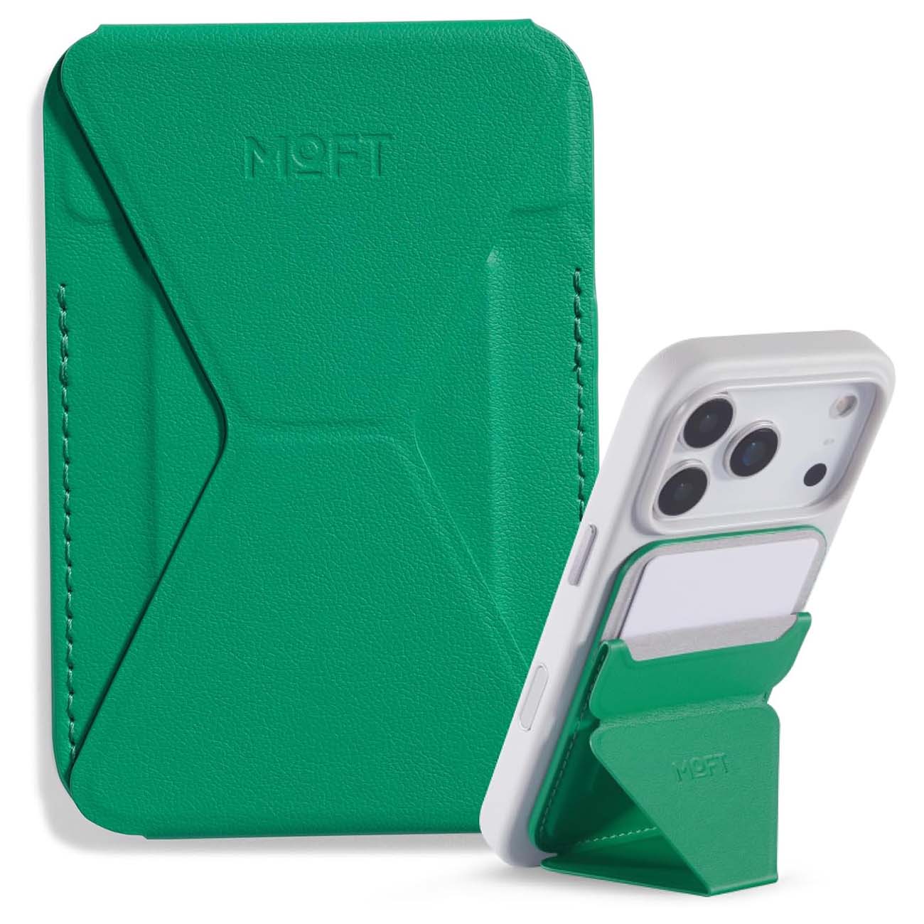MOFT Phone Stand & Wallet / MagSafe Compatible / Oz Green