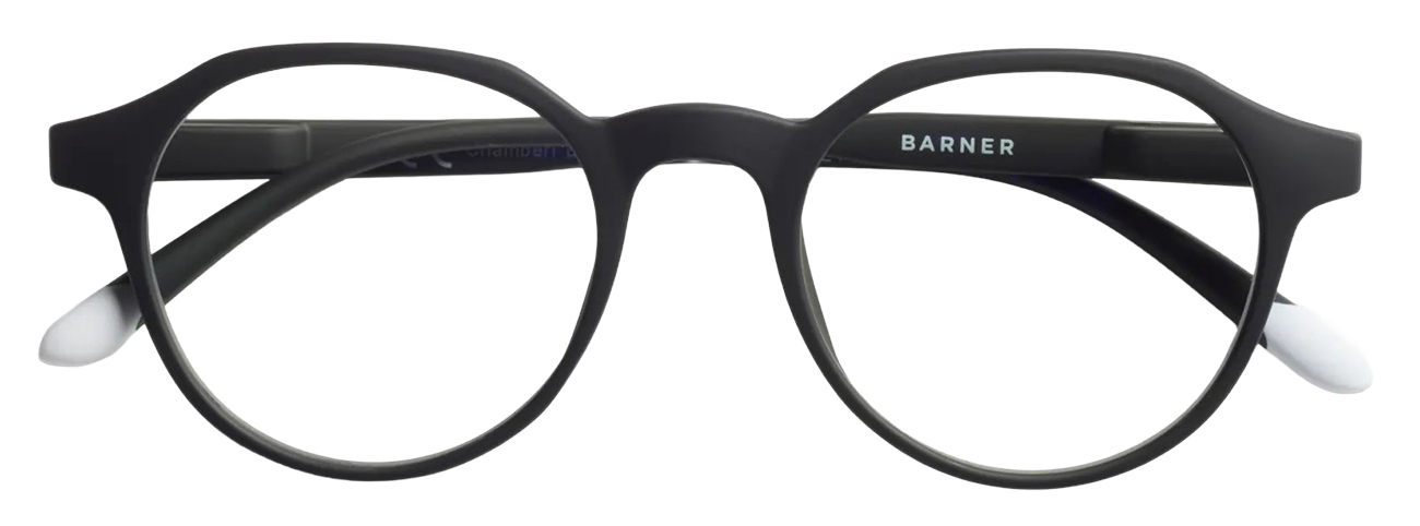Barner Chamberi Glasses / Protects Eyes from Harmful Screen Rays / Black