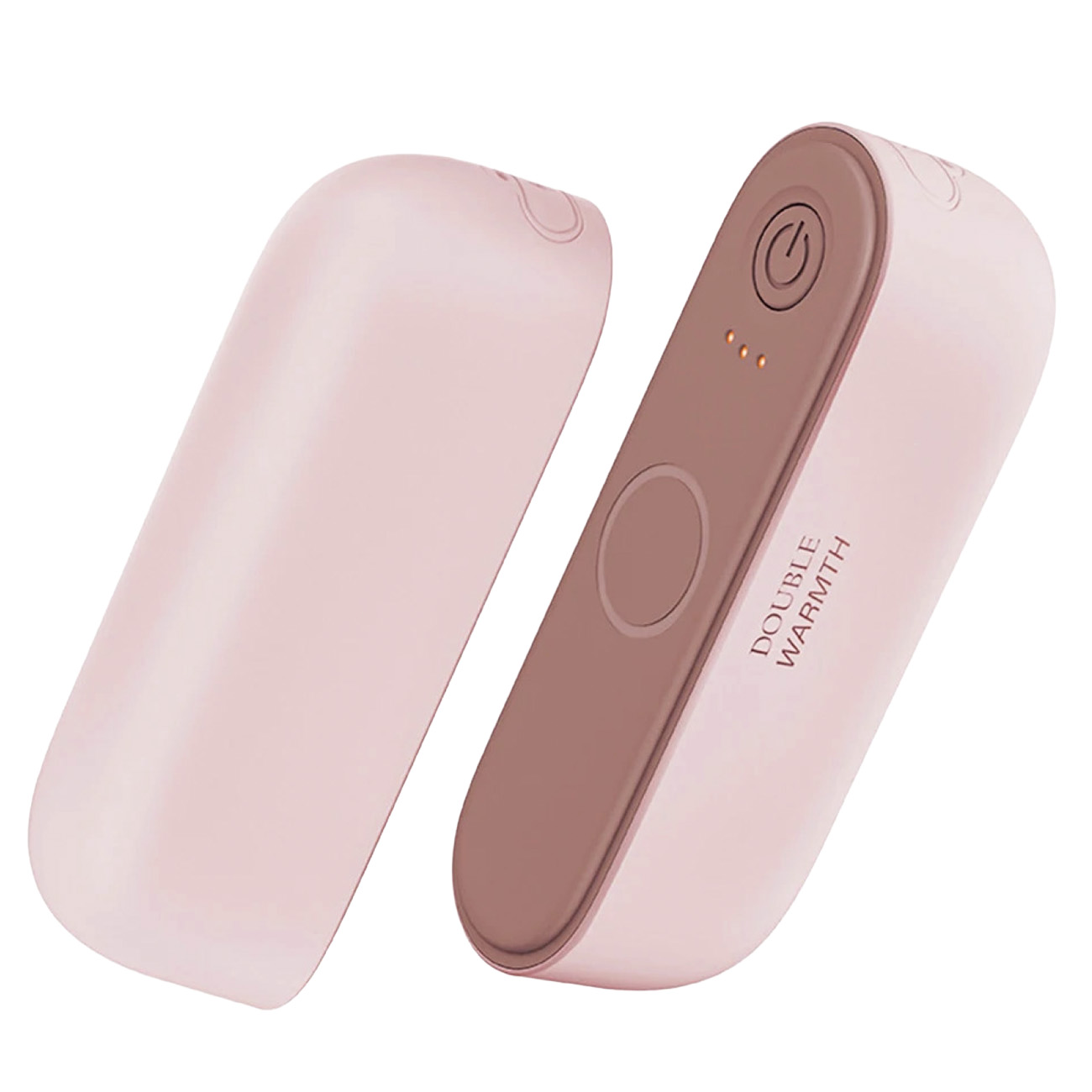 دفايات يد مغناطيسية / تعمل بالبطارية / 3 مستويات حرارة / تسخين سريع / وردي