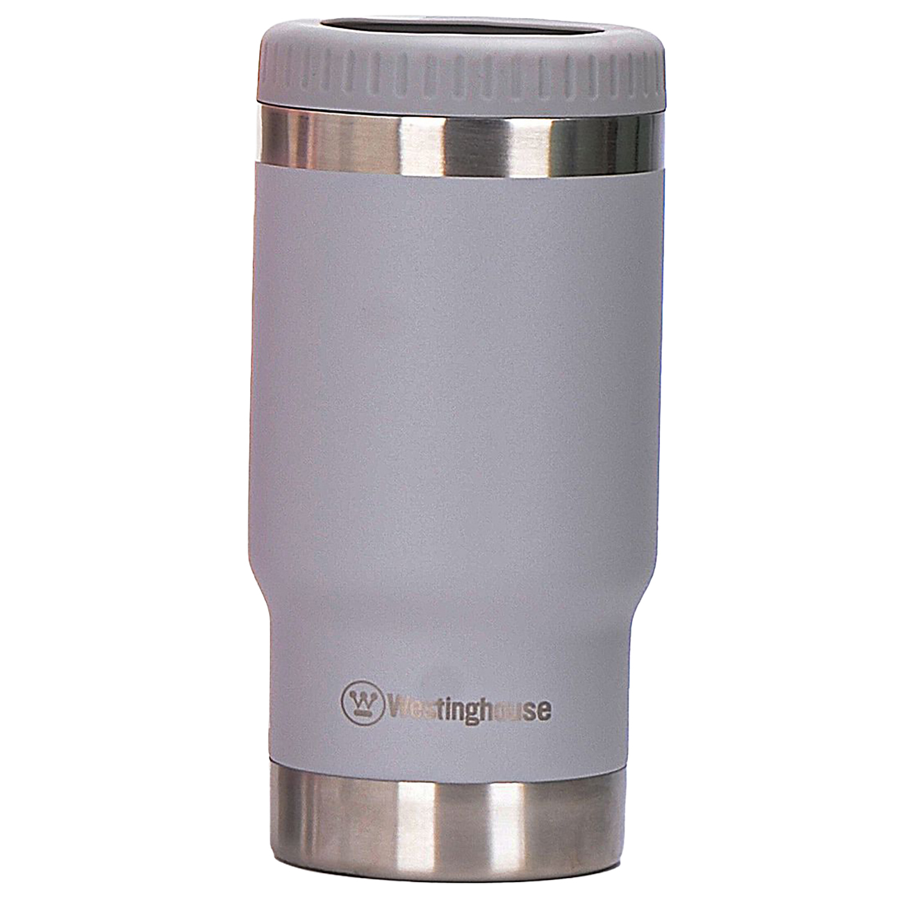 كوب تبريد من Westinghouse / تصميم 3 في 1 / عزل مزدوج / يحافظ على برودة المشروبات حتى 4 ساعات / رمادي
