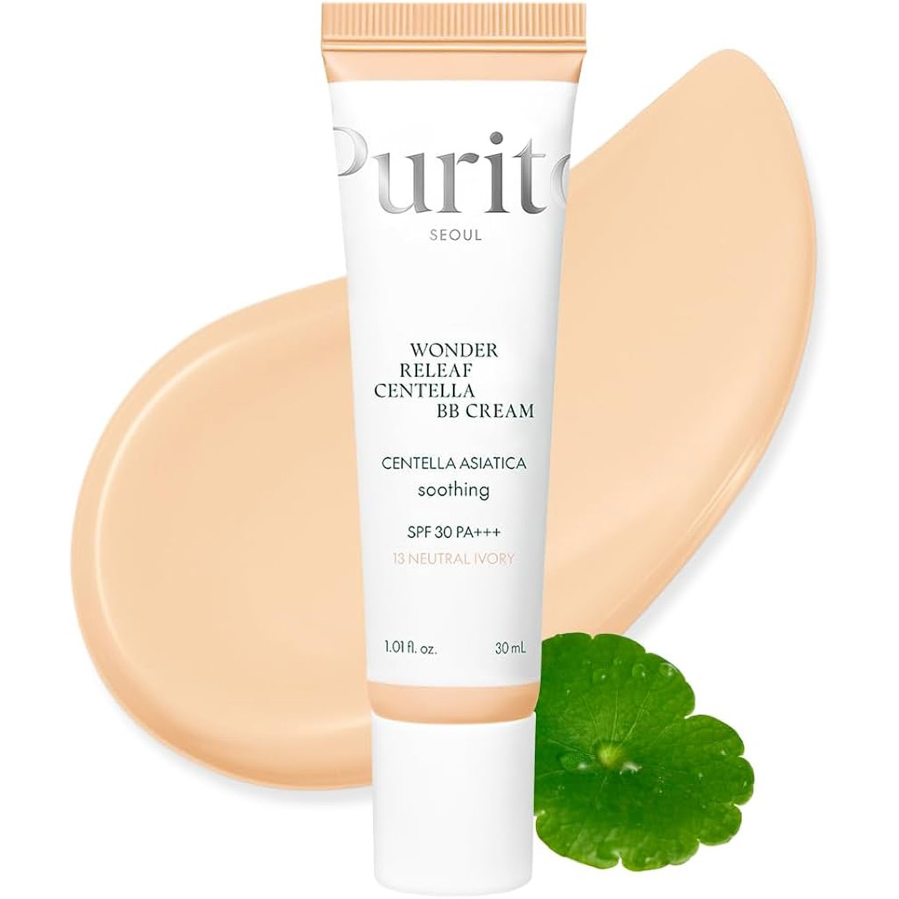 Purito Centella BB Cream / SPF 30 Protection / Shade Neutral Ivory