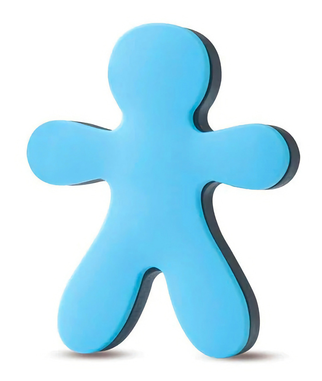 Jeff Soft Touch Car Air Freshener / Blue / Blue Lotus Flower