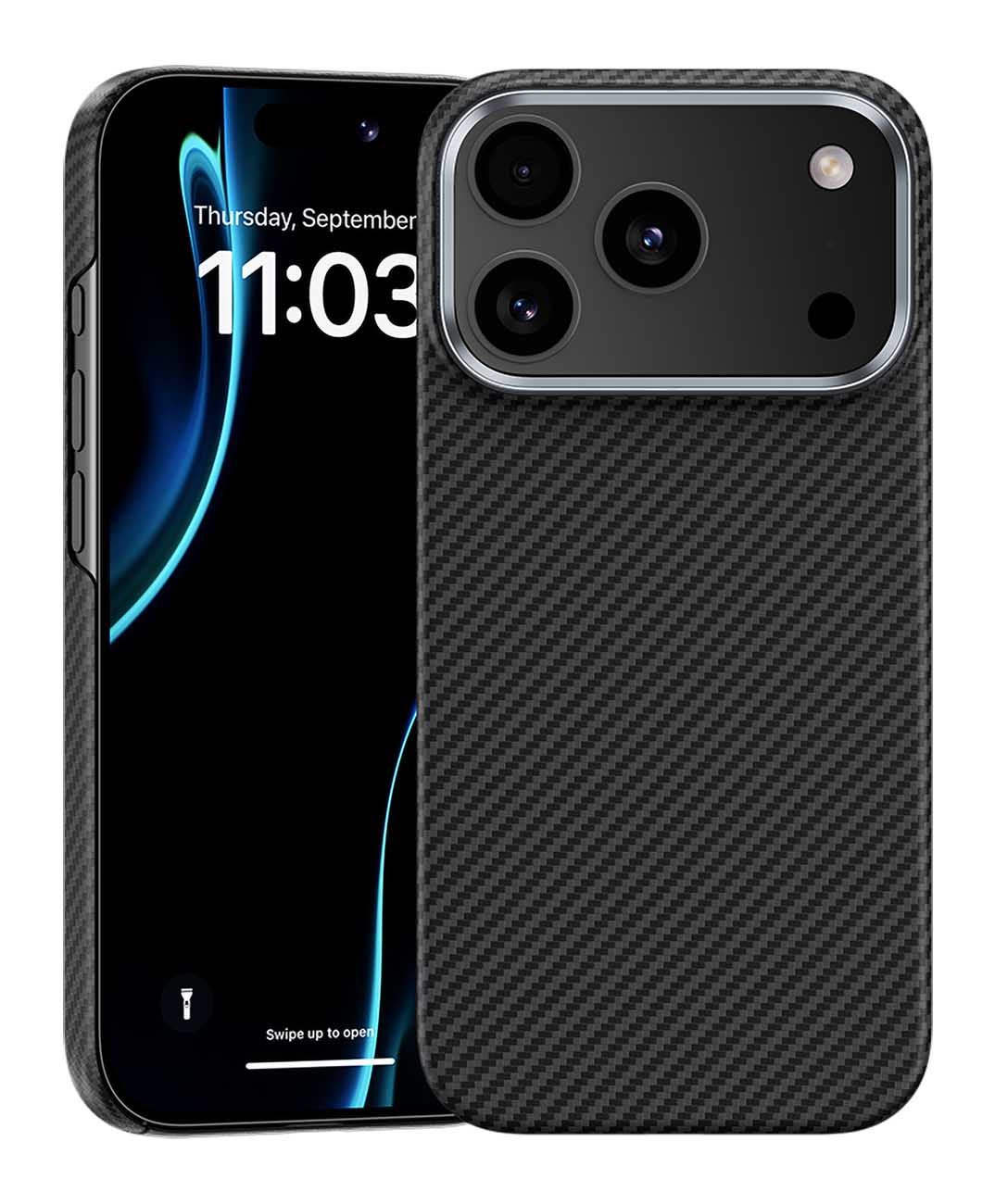 Benks ArmorAir Case for iPhone 17 Pro / Kevlar Fiber / Slim & Lightweight / MagSafe / Black