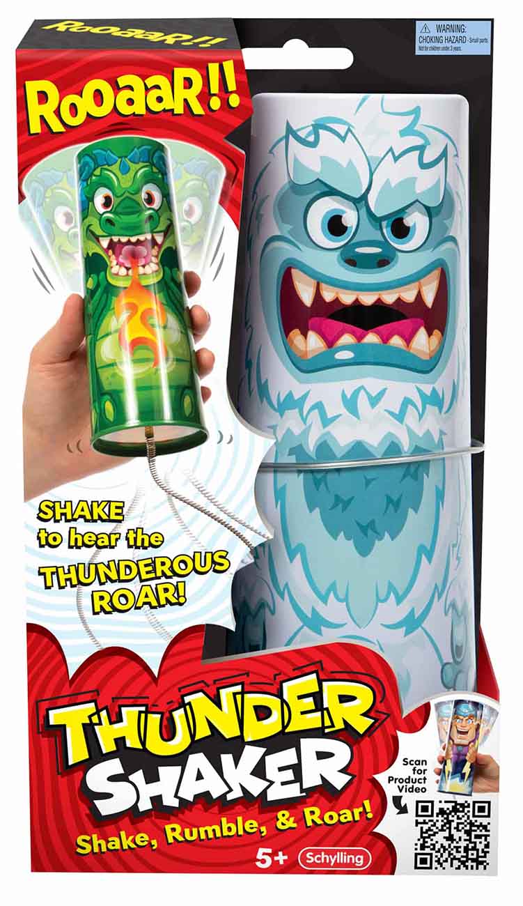 لعبة Thunder Shaker من Schylling / تصدر اصوات تشبه الرعد / نوع Roaring Yeti