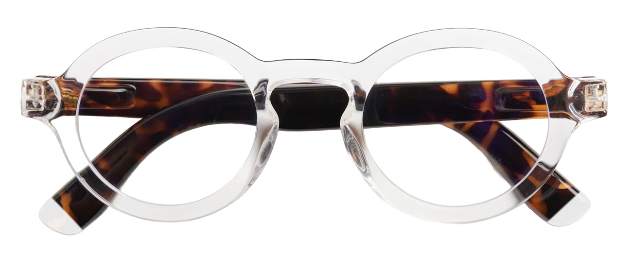 Barner Charles Glossy Glasses / Protects Eyes from Harmful Screen Rays / Crystal Combi