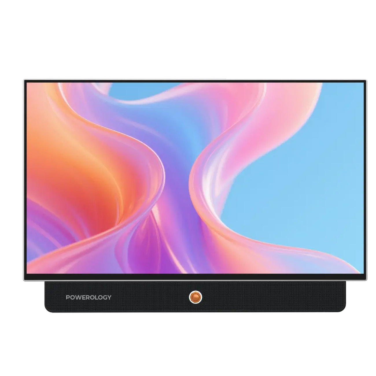 Powerology Portable Screen / 27 inches / FHD / Android 15 / Battery-Powered / Built-in Speakers