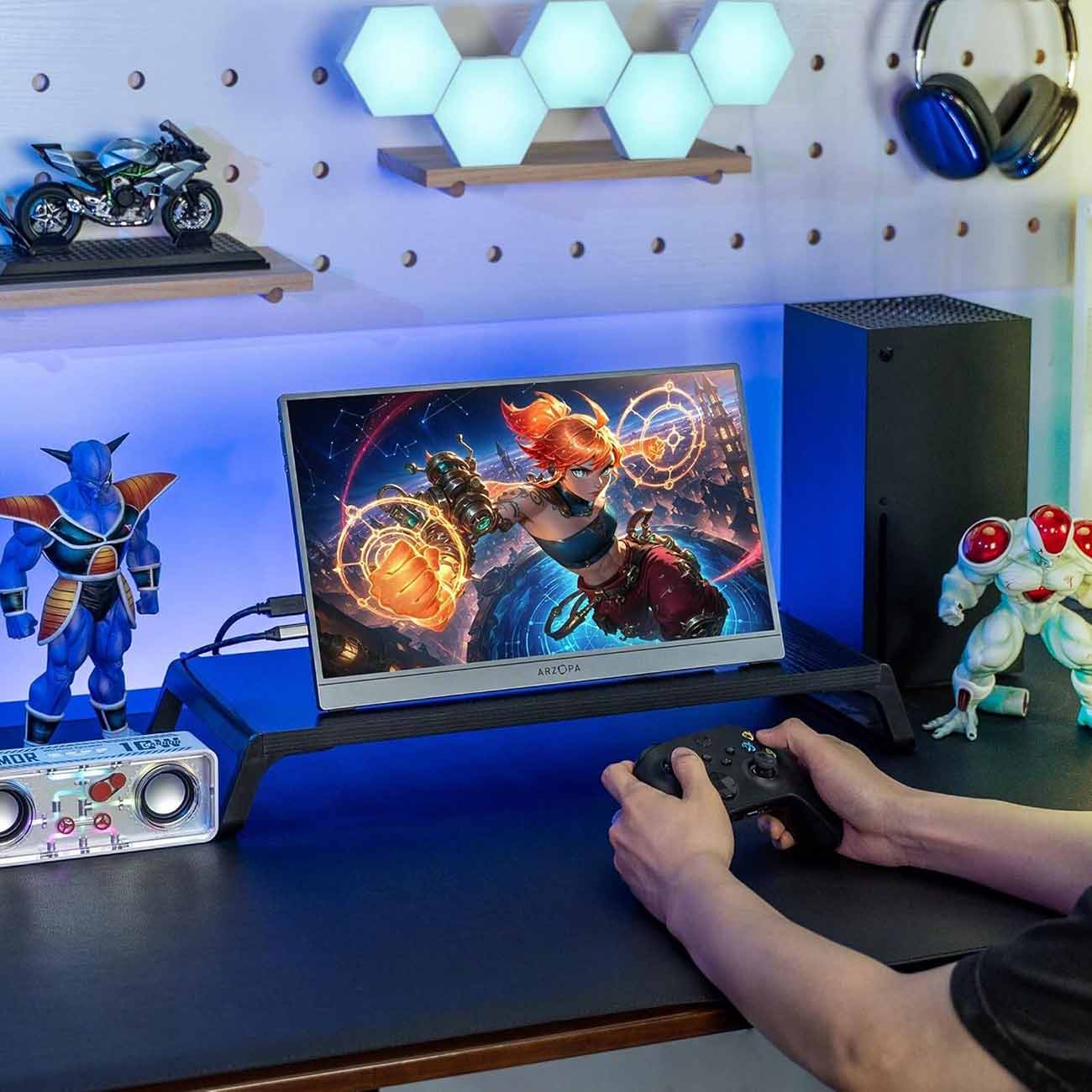 Arzopa Z1FC Portable Monitor / FHD Resolution / 16.1-inch / IPS