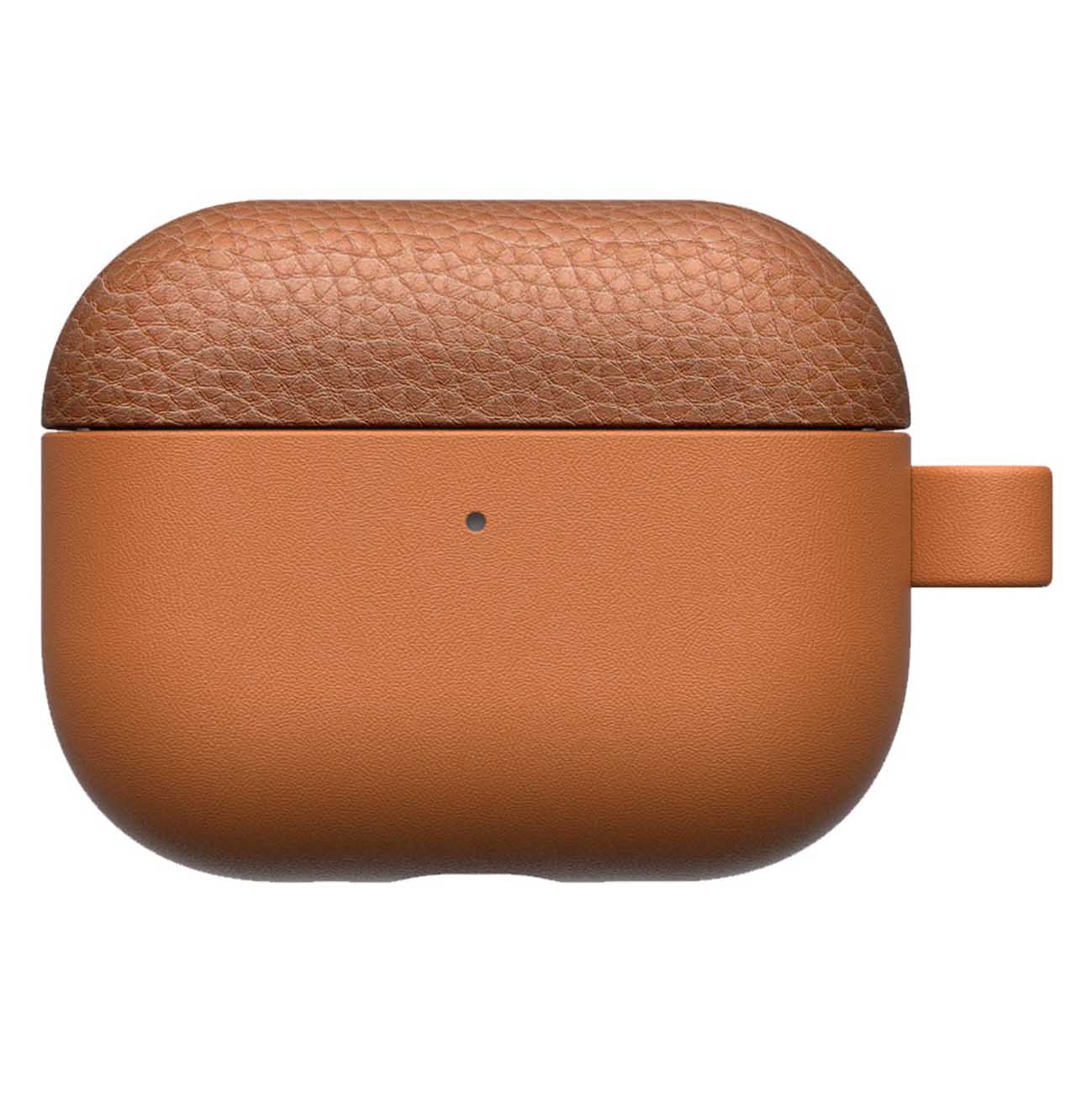 كفر AT Classique لسماعة ابل AirPods برو 3 / يدعم الشحن اللاسلكي / جلد فخم / بني 