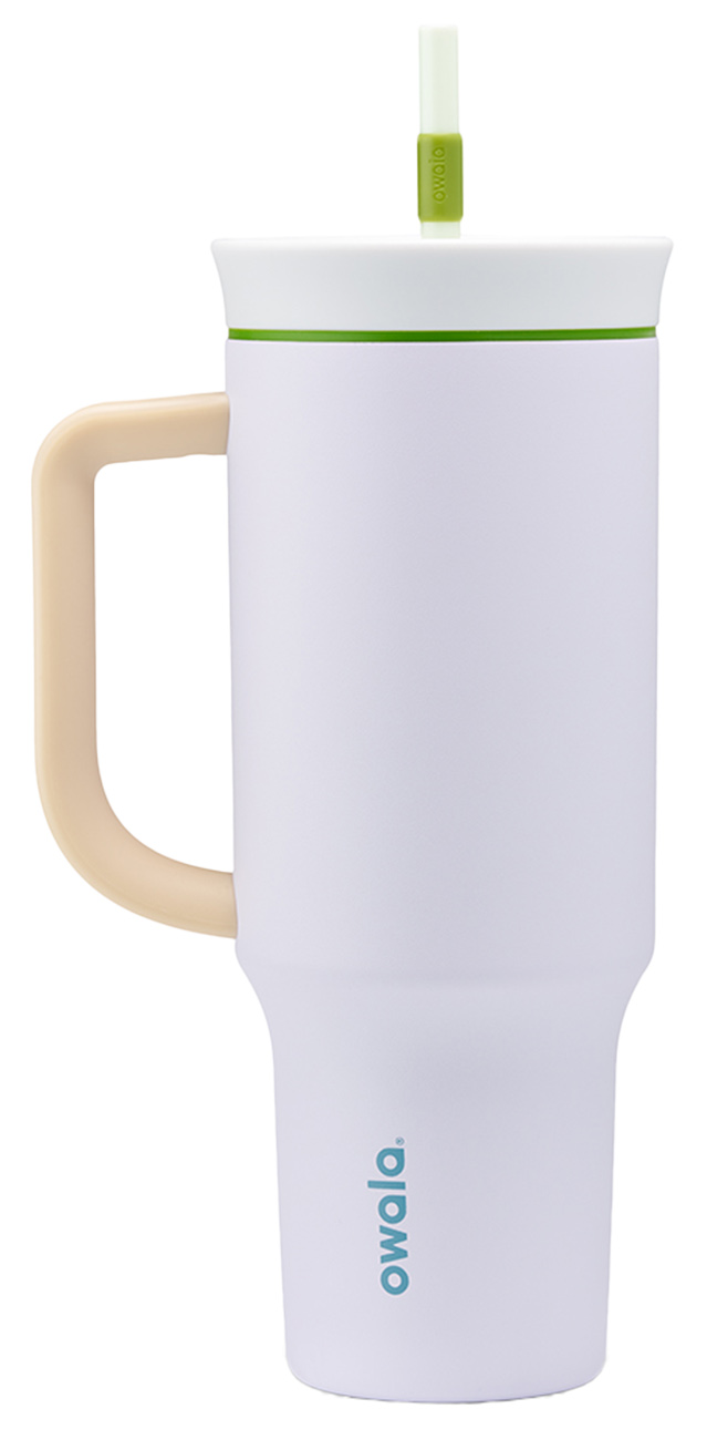 مطارة Owala Tumbler / سعة 40oz / تحافظ على البرودة لمدة 24 ساعة / لون Lost in Space