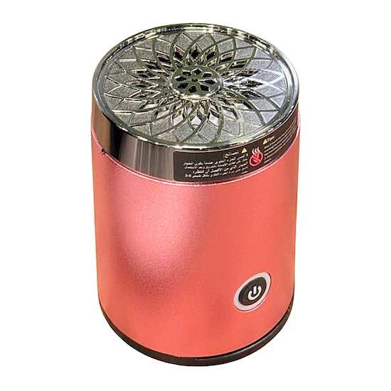 Portable Electronic Bukhoor Burner / Battery Operated / Pink