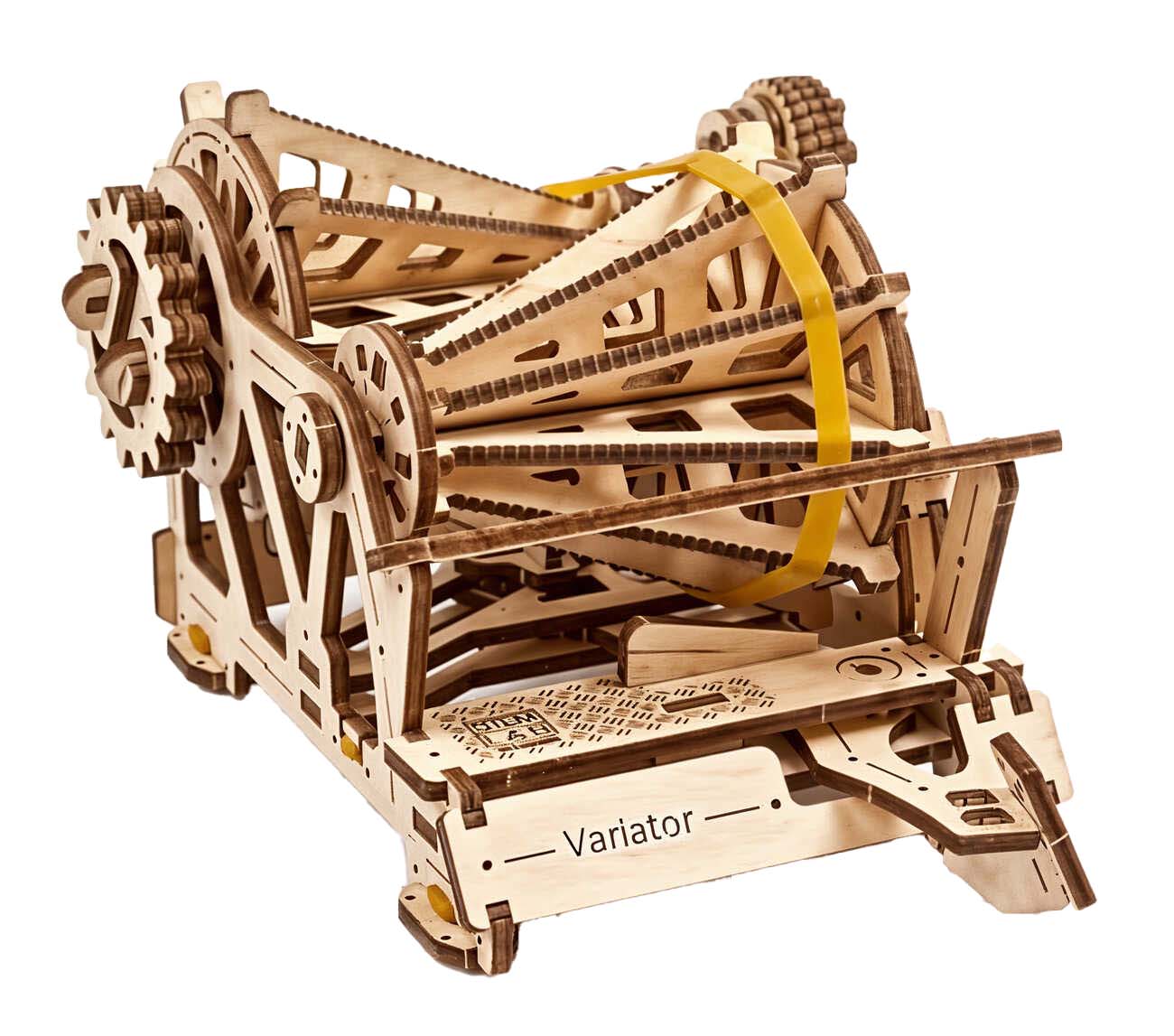 لعبة التركيب التعليمية من Ugears / قطع خشبية / تصميم 3D جميل / Variator