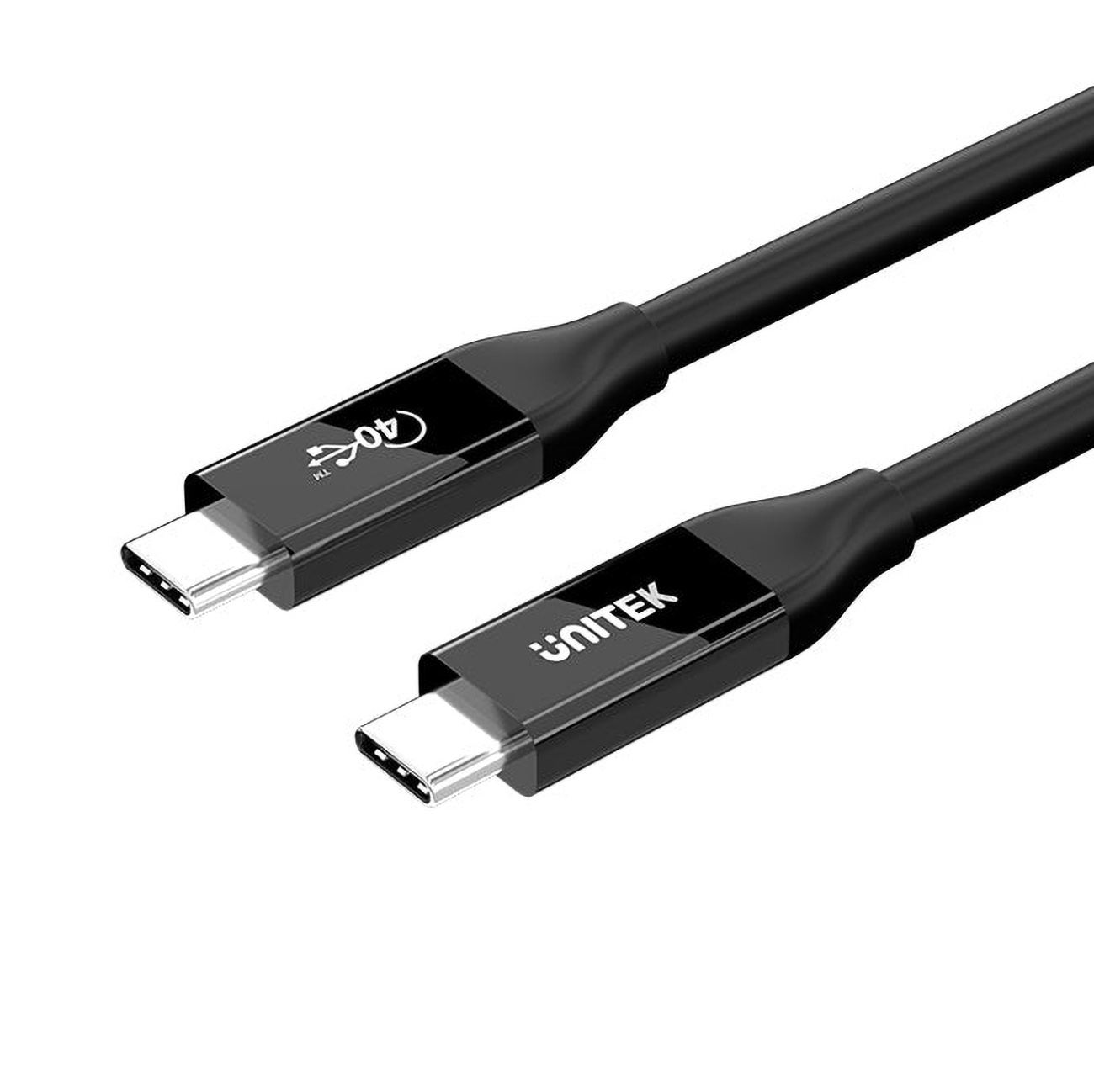 واير USB4 نوع تايب سي الى تايب سي من يونيتك / قوة 240 واط / دقة 8K / طول 2 متر 