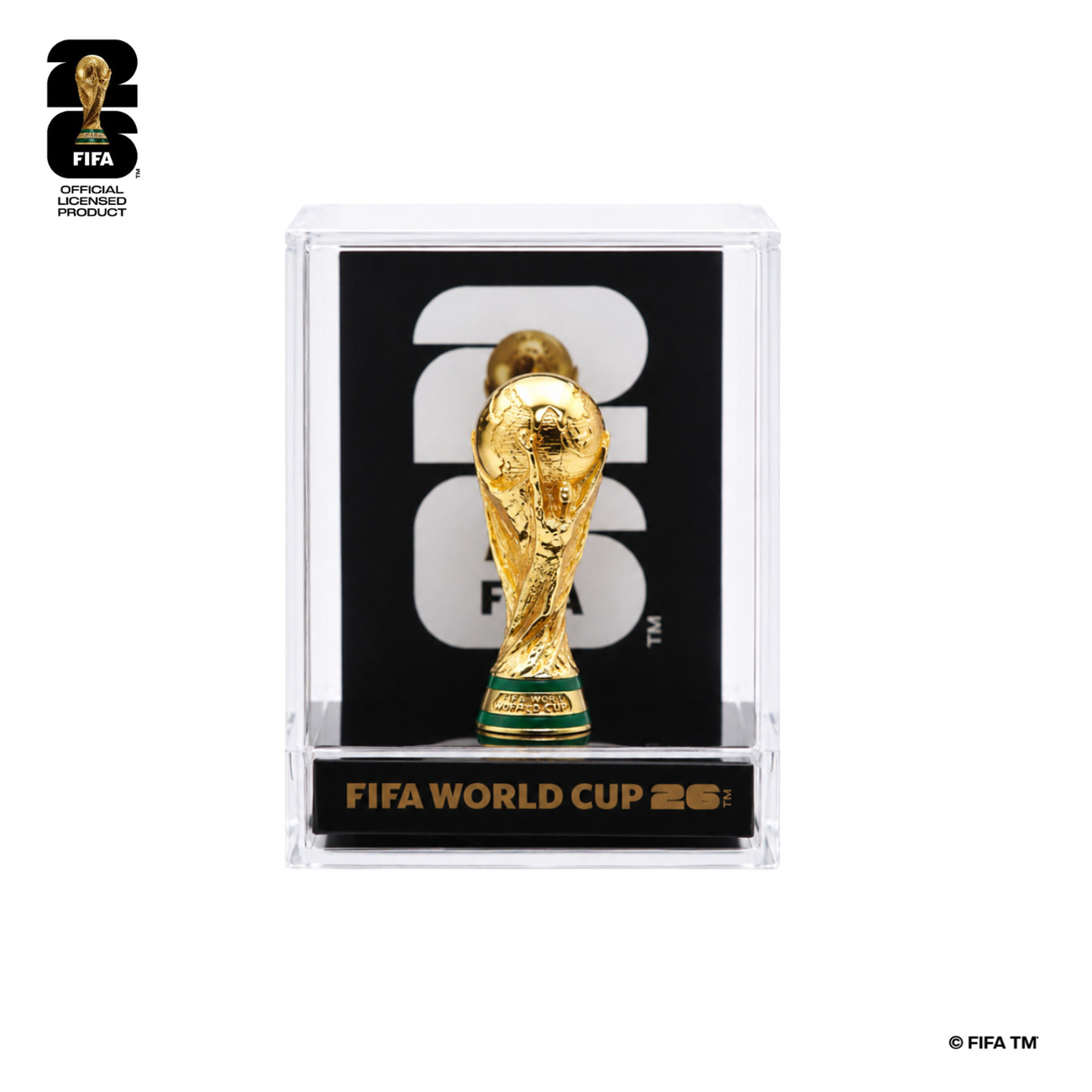 Official FIFA World Cup 2026 Cubed 3D Trophy Replica in Qatar