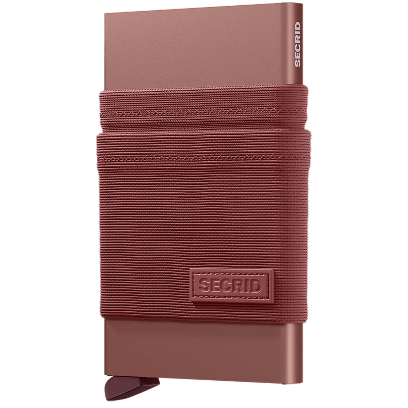 Secrid Flexwallet / RFID Protection / Textile Sleeve for Extra Storage / Mauve