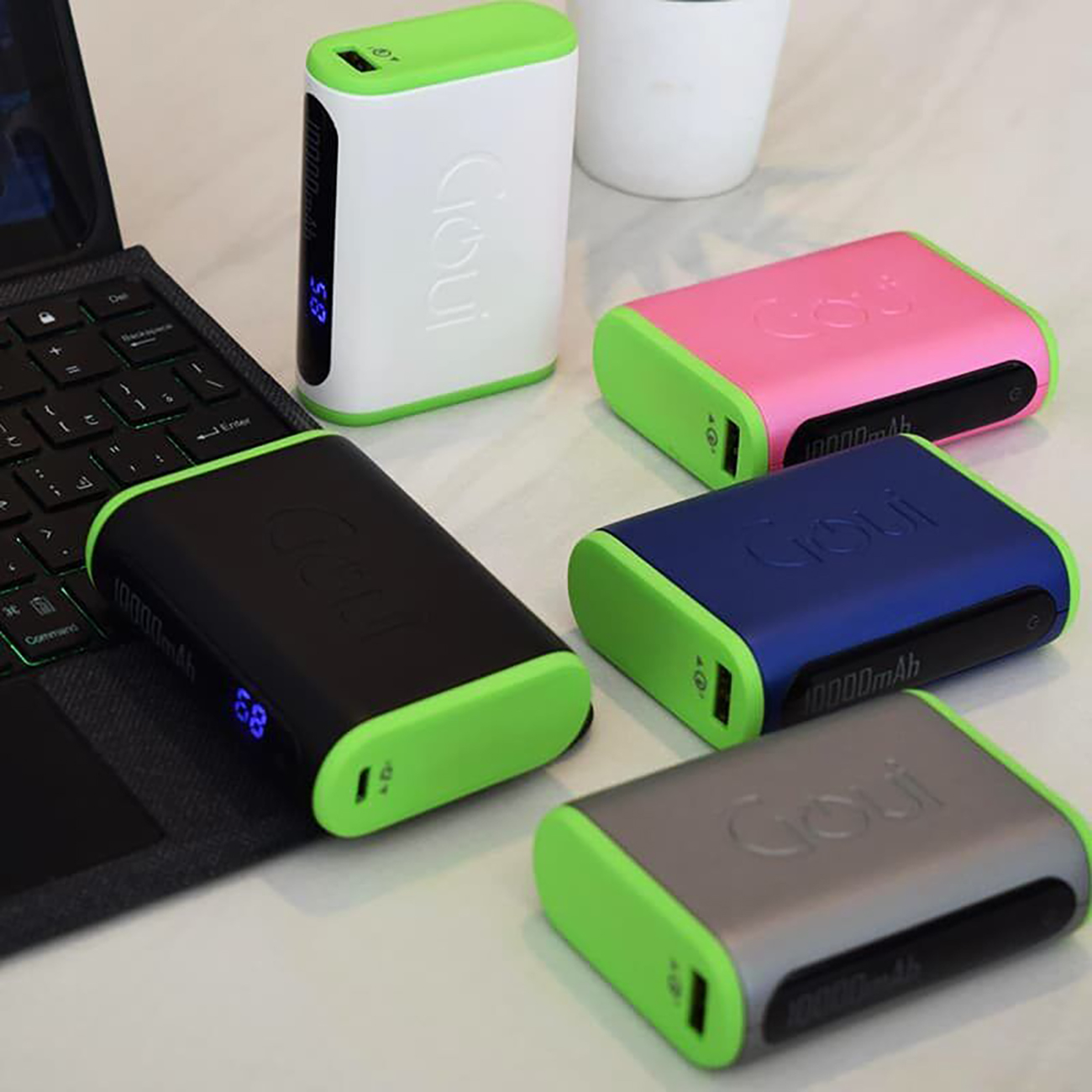 Goui BOLT Power Bank / 10,000mAh / Supports Fast Charging / 20W ...
