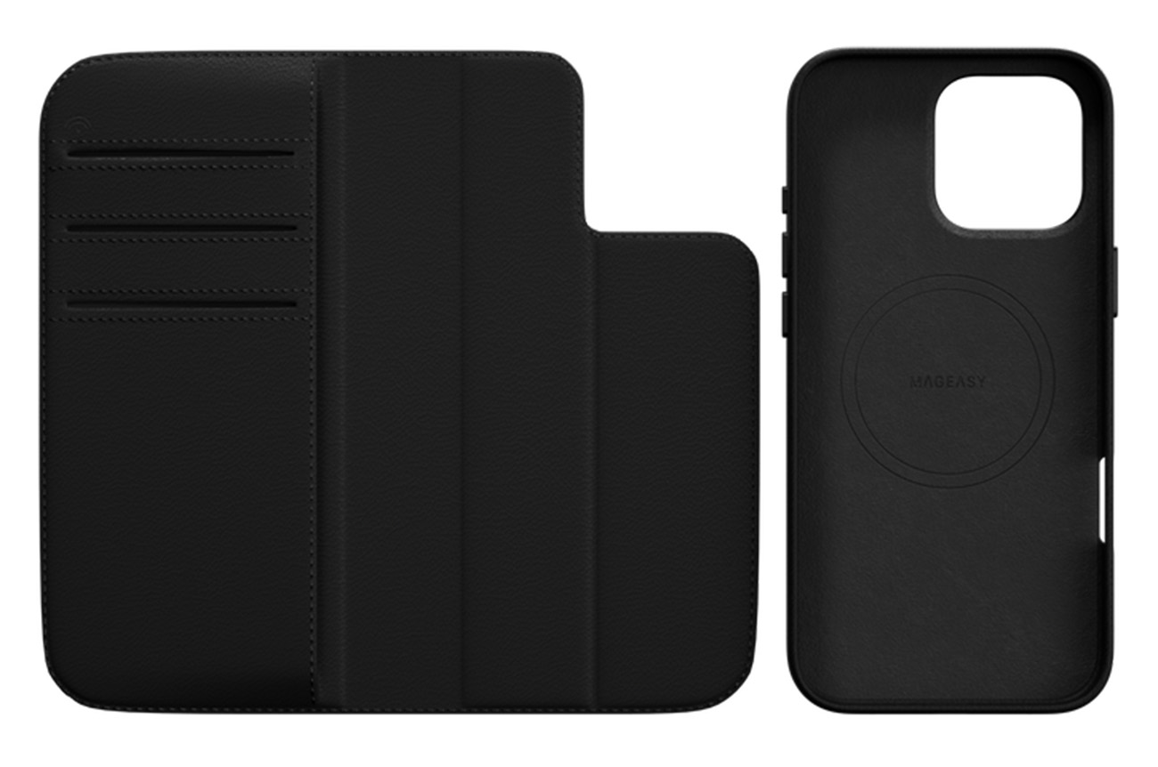 MagEasy Case for iPhone 16 Pro / Magnetic Folio Cover / Stand +