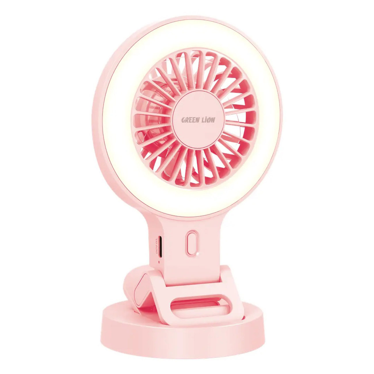 Green Lion AIR GLOW Clip-On Fan / 3 Speeds / Battery Powered / Built-in ...