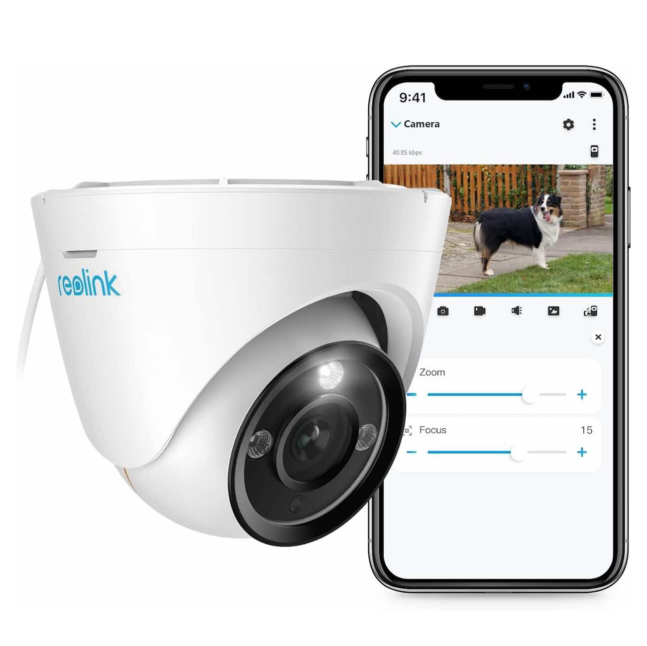Reolink RLC-833A Security Camera / 4K Resolution / Outdoor Use / With Motion Alerts