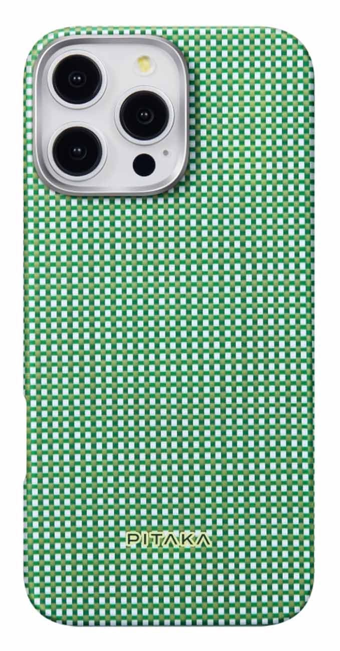 كفر PITAKA لايفون 16 برو ماكس / يدعم MagSafe / نحيف و خفيف / لون Forest
