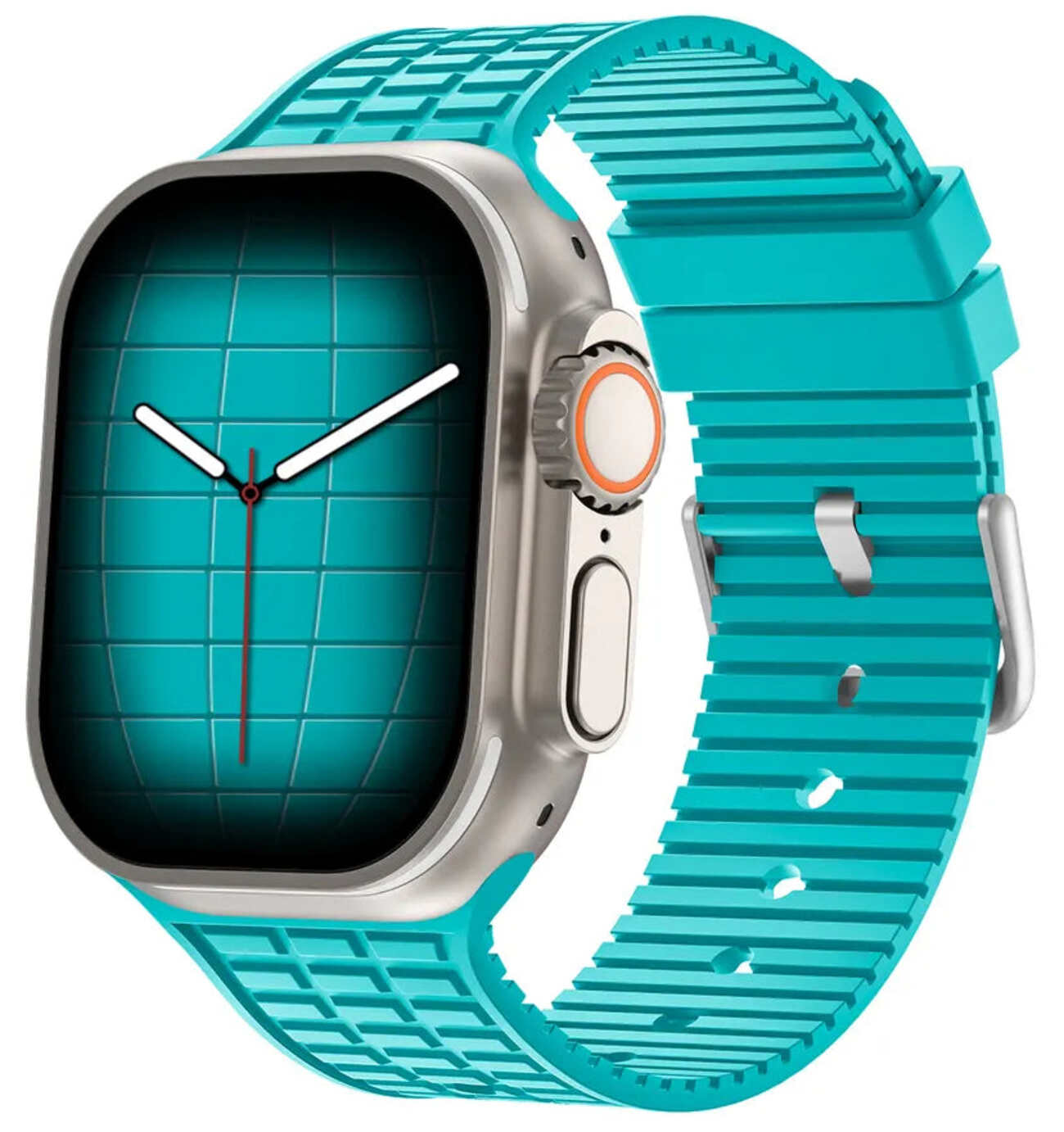 974Bands Sport Silicone Apple Watch Band / Size 44 / 45 & Apple Watch Ultra / Tiffany