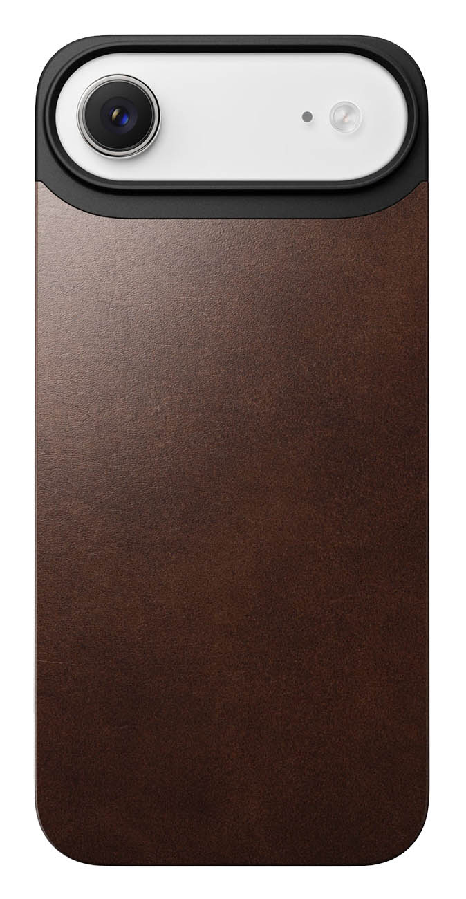 Nomad Magnetic Leather Back for iPhone 17 Air / Support MagSafe