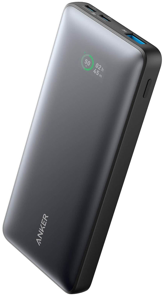 Anker Power Bank / 10,000mAh / 2 USB-C inputs & 1USB input / 25W / Black