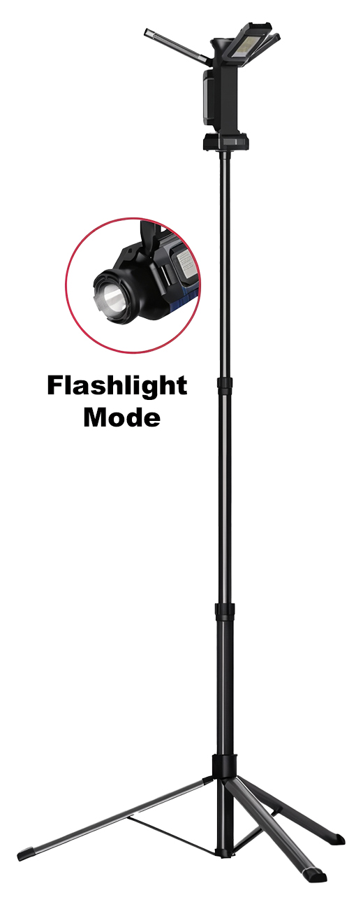 Tobys VIP12 Ultra Camping Light / With Tripod Stand / Battery-Powered / Multi-Purpose