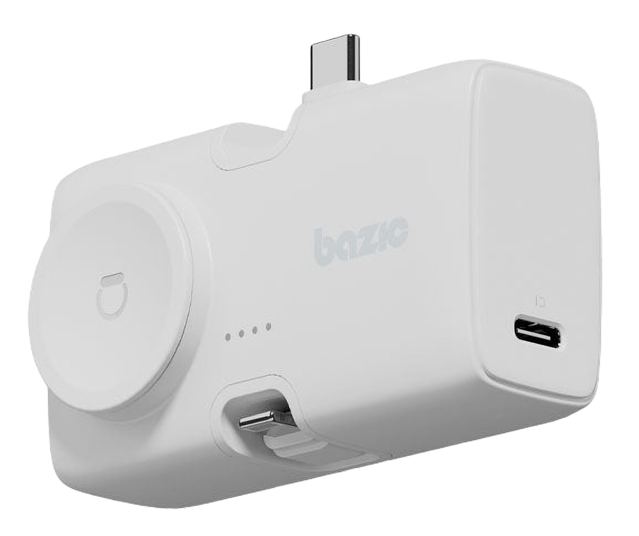 Energea Koda Power Bank / 5000 mAh / Type-C + Lightning + Watch Charger / 20W Power / White